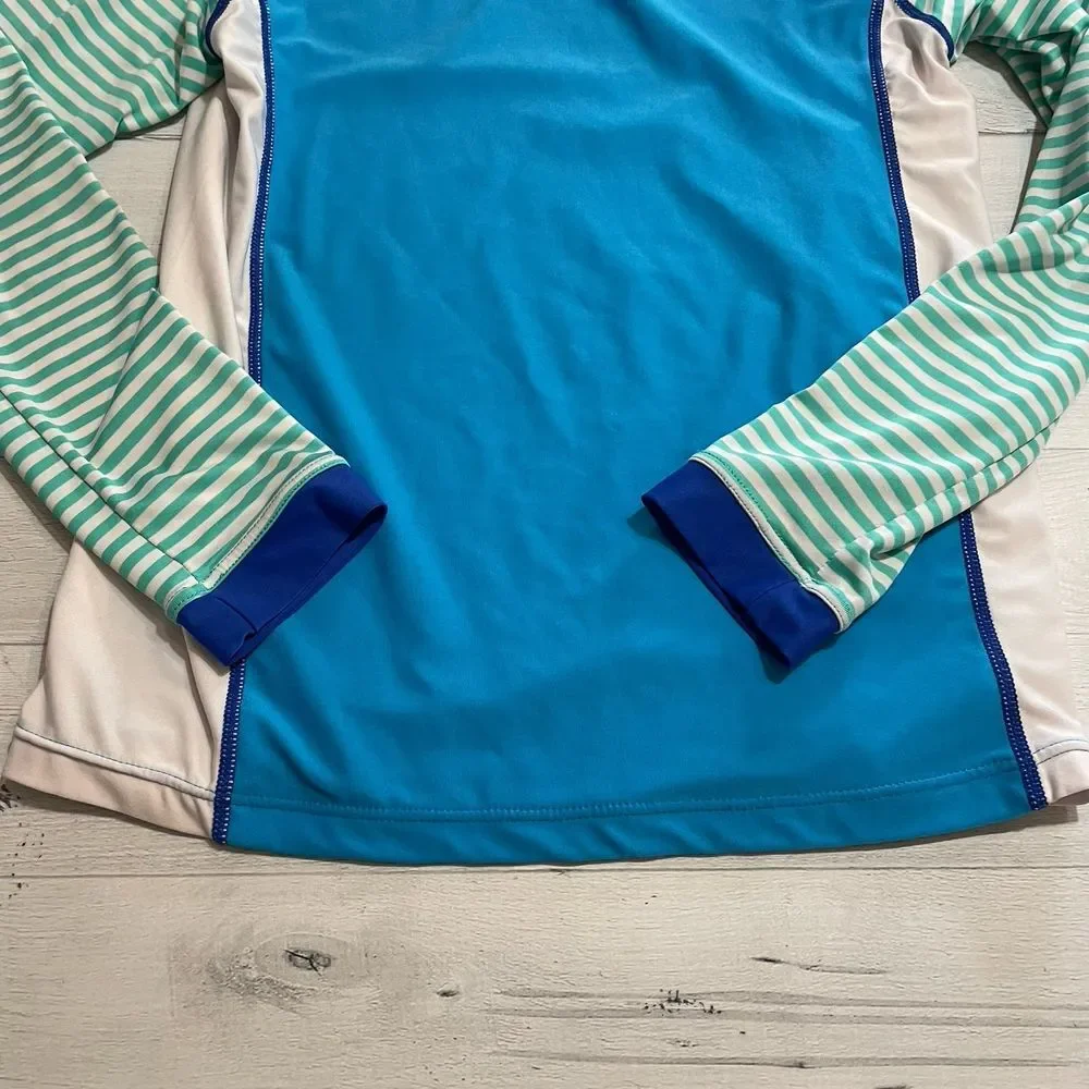 Coolibar kids long sleeve rash guard‎ sun shirt youth large